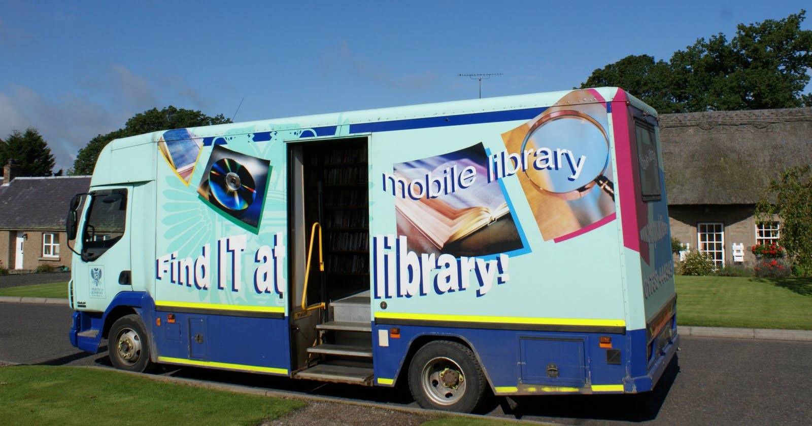 August 27th Photograph Mobile Library Perthshire Scotland